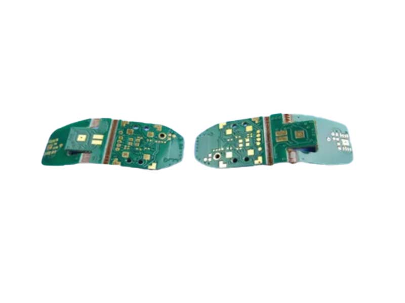 Rigid-flex PCB for with Small Flex Gap