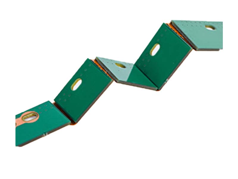 Rigid-flex PCB for with Small Flex Gap