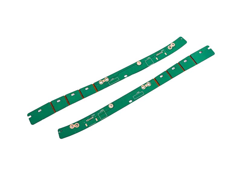 Rigid-flex PCB for with Small Flex Gap